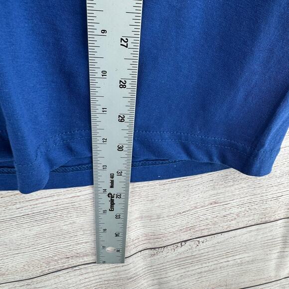 NHL Edmonton Oilers Distressed Logo T-Shirt Adult XL Blue Orange NEW - Picture 8 of 8